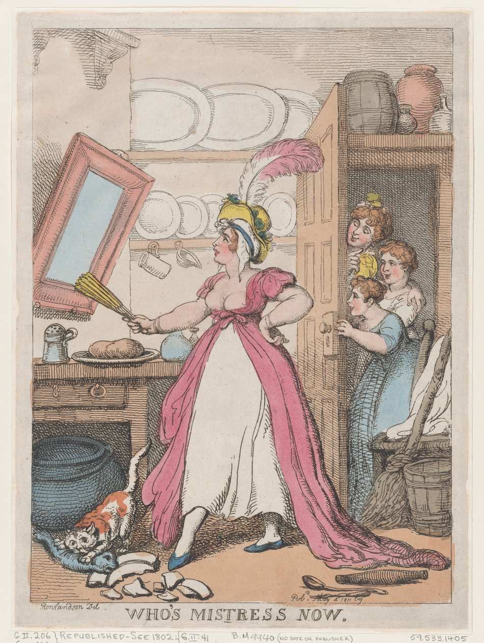 Şimdi Metresi Kim , 4 Mayıs 1811., 4 Mayıs 1811. by Thomas Rowlandson