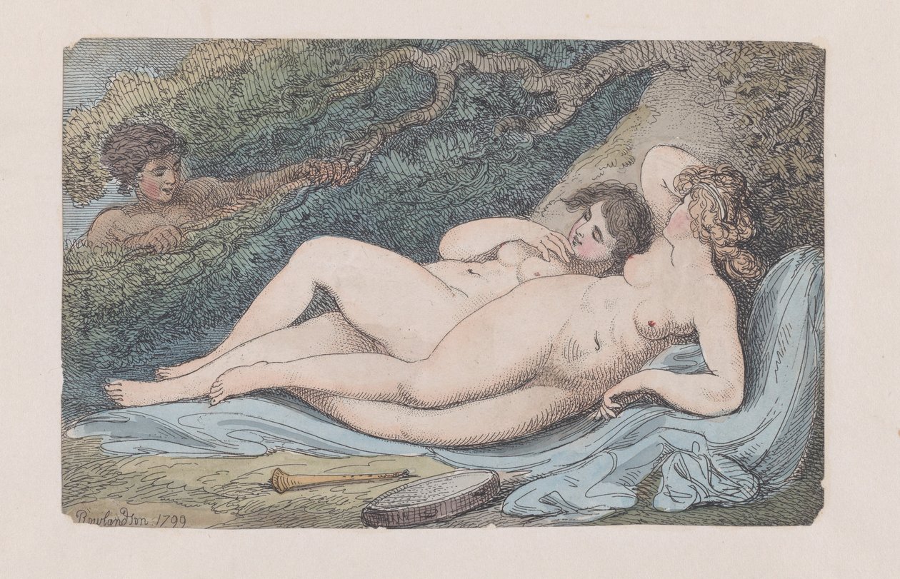 Orman Perileri Keşif, 1799., 1799. by Thomas Rowlandson