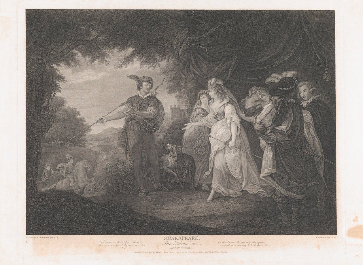 Prenses, Rosaline, vb. Shakespeare, Love