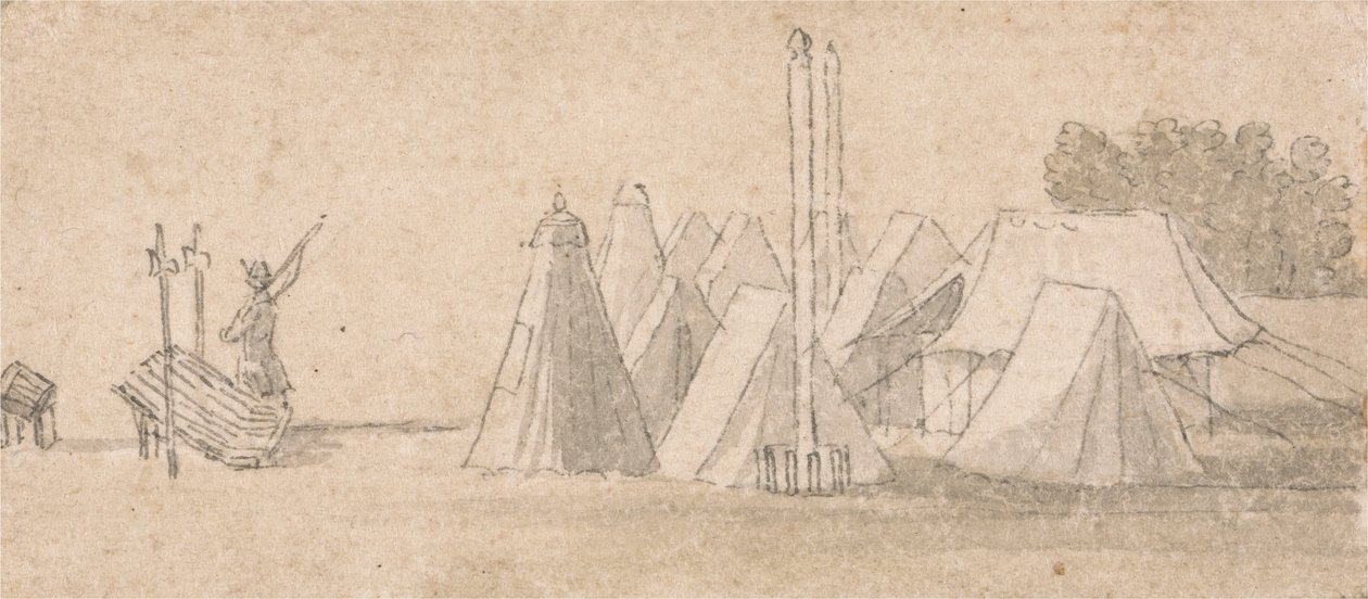 kamp sahnesi by Thomas Sandby