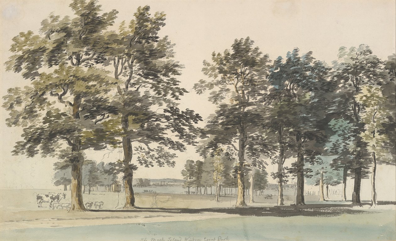 Hendek Adası, Windsor Great Park, 1754-55. by Thomas Sandby