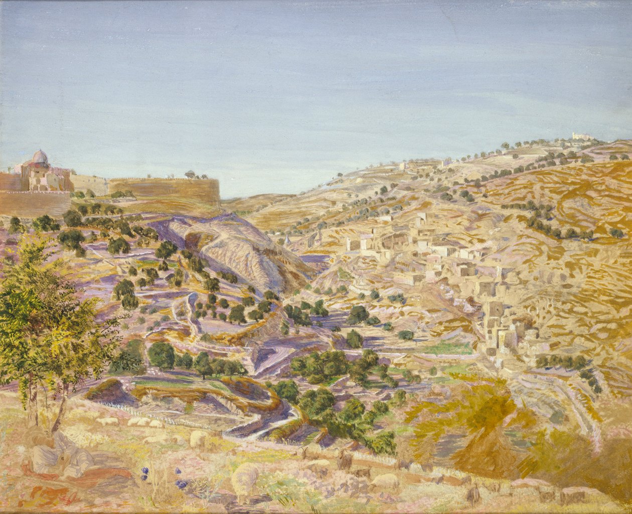 Kudüs manzarası, 1854 by Thomas Seddon