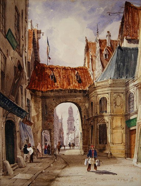 Anvers (kağıt üzerine suluboya ve gövde rengi) by Thomas Shotter Boys