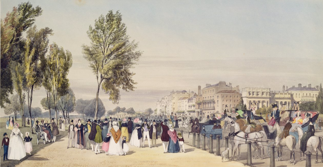 Hyde Park: Grosvenor Kapısı yakınında by Thomas Shotter Boys