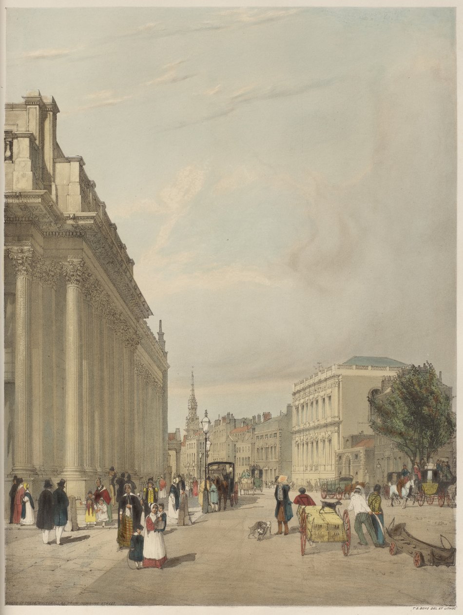 Londra Olduğu Gibi: Ticaret Kurulu, Whitehall, Downing Caddesi