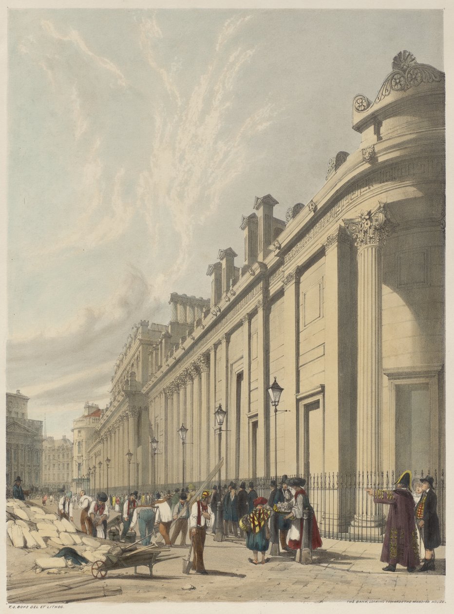 Olduğu Gibi Londra: Banka, Malikaneye Bakmak by Thomas Shotter Boys