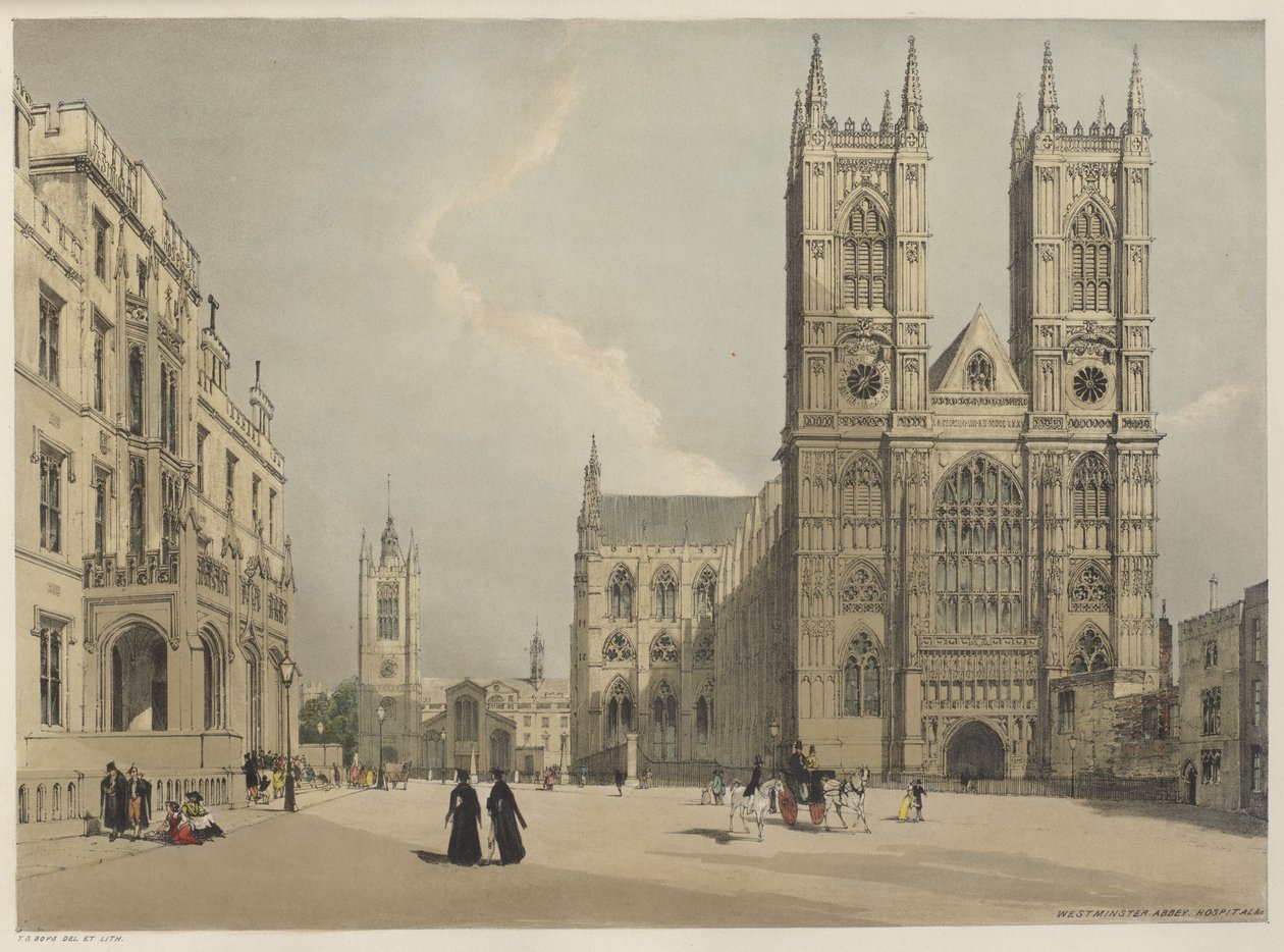 Olduğu Gibi Londra: Westminster Manastırı by Thomas Shotter Boys
