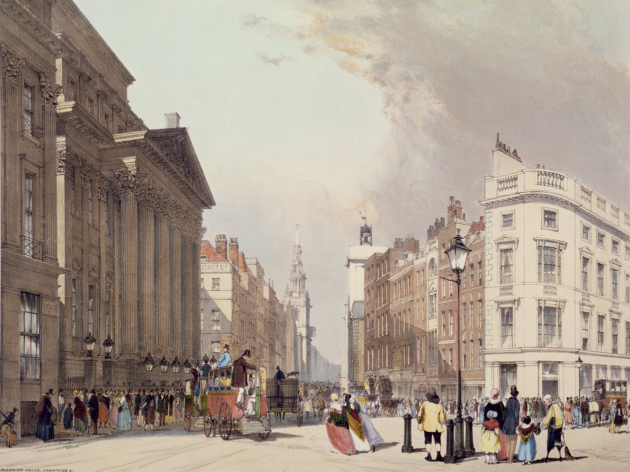 Mansion House ve Cheapside, 
