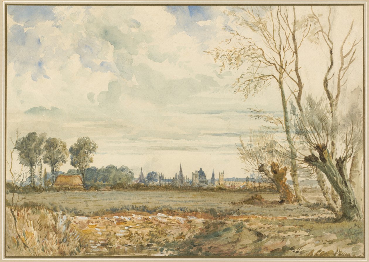 Uzak Oxford Manzaralı Çayırlar by Thomas Shotter Boys