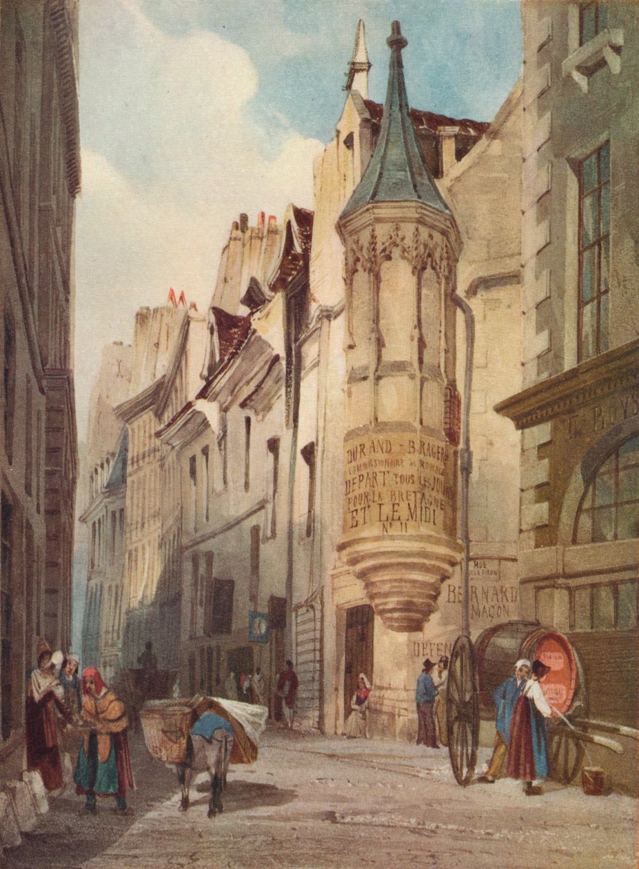 Paris Sokak Sahnesi Amiral Coligny