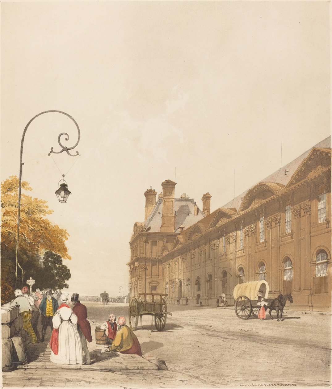 Flora Pavyonu, Tuileries by Thomas Shotter Boys