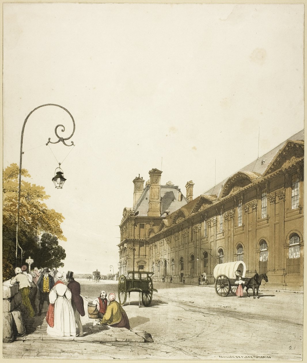 Flora Pavyonu, Tuileries by Thomas Shotter Boys