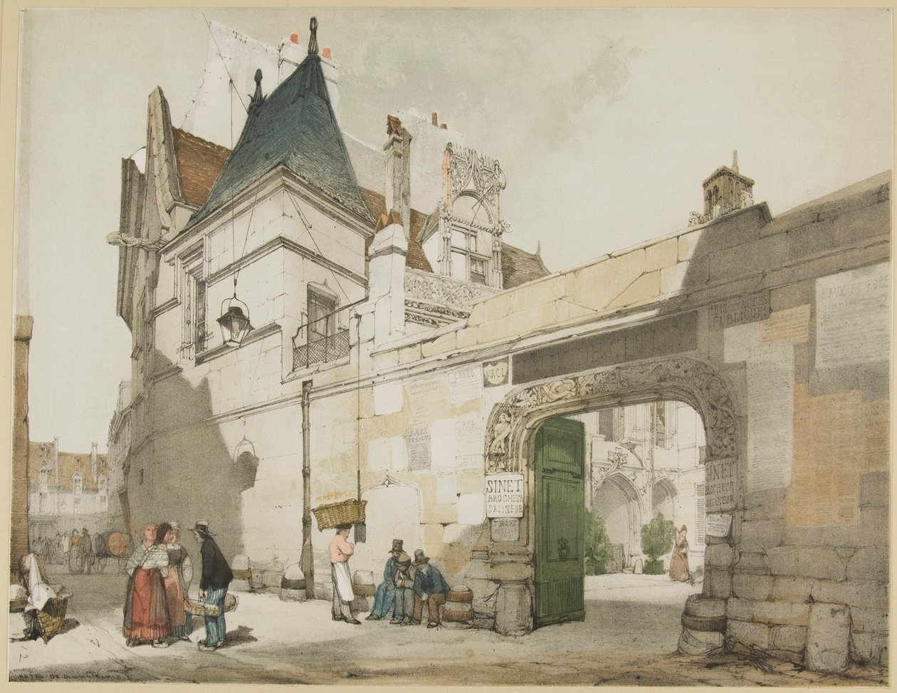 Paris, Ghent, Antwerp, Touen, vb.'deki Pitoresk Mimari by Thomas Shotter Boys