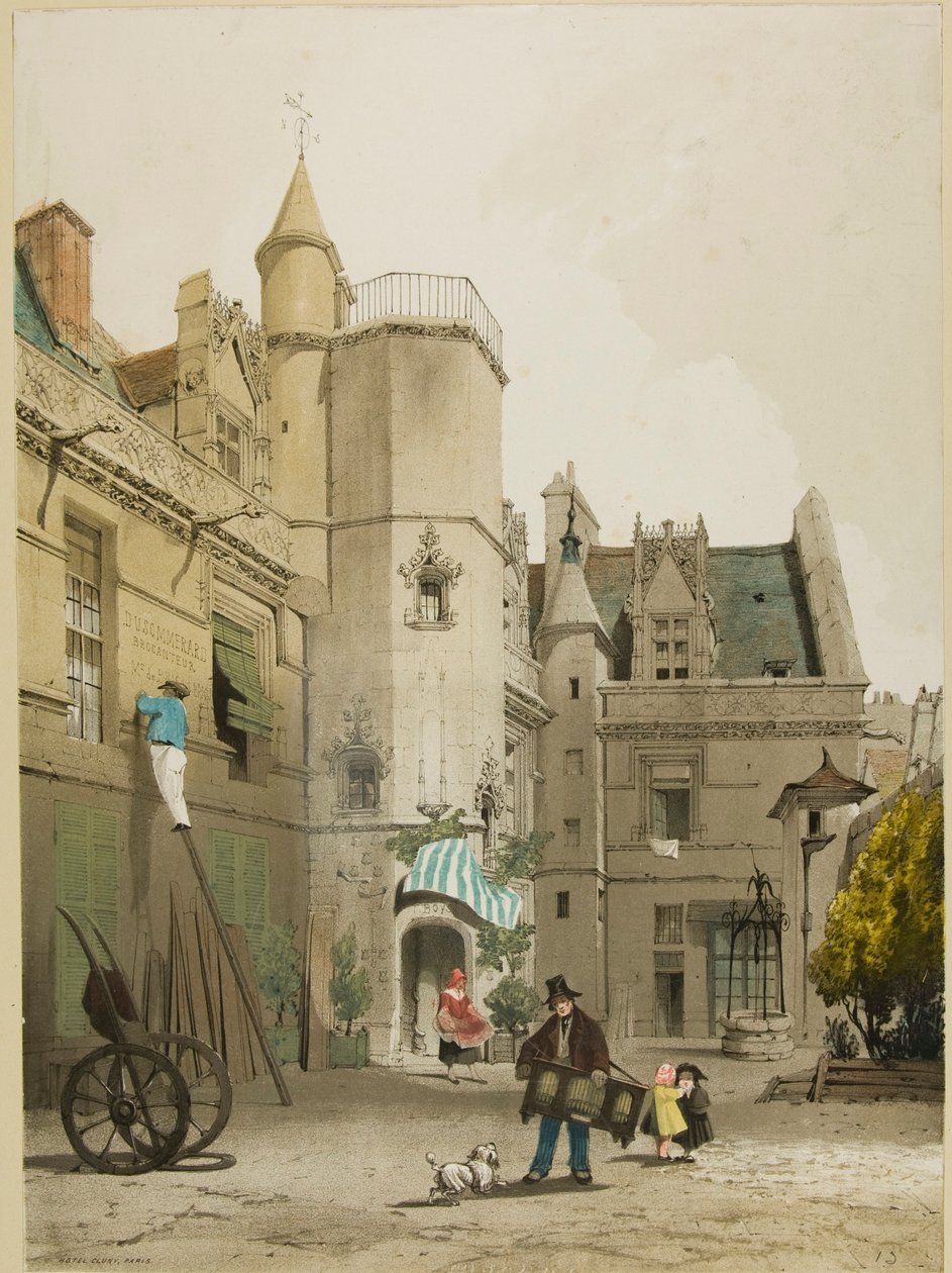 Paris, Ghent, Antwerp, Touen, vb.'deki Pitoresk Mimari by Thomas Shotter Boys