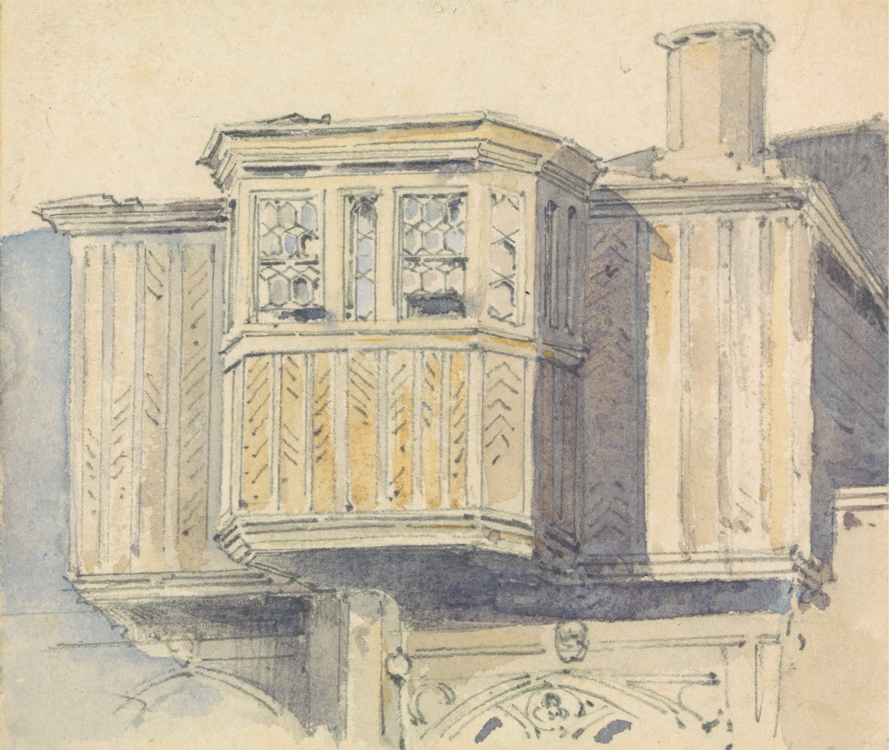 Kraliçe Anne Boleyn'in Odası, Windsor Kalesi by Thomas Shotter Boys