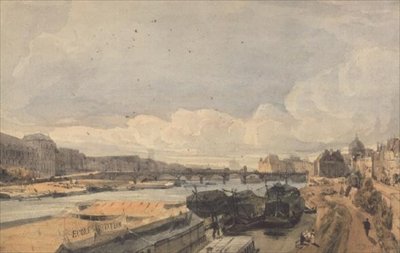 Pont des Arts, Paris by Thomas Shotter Boys