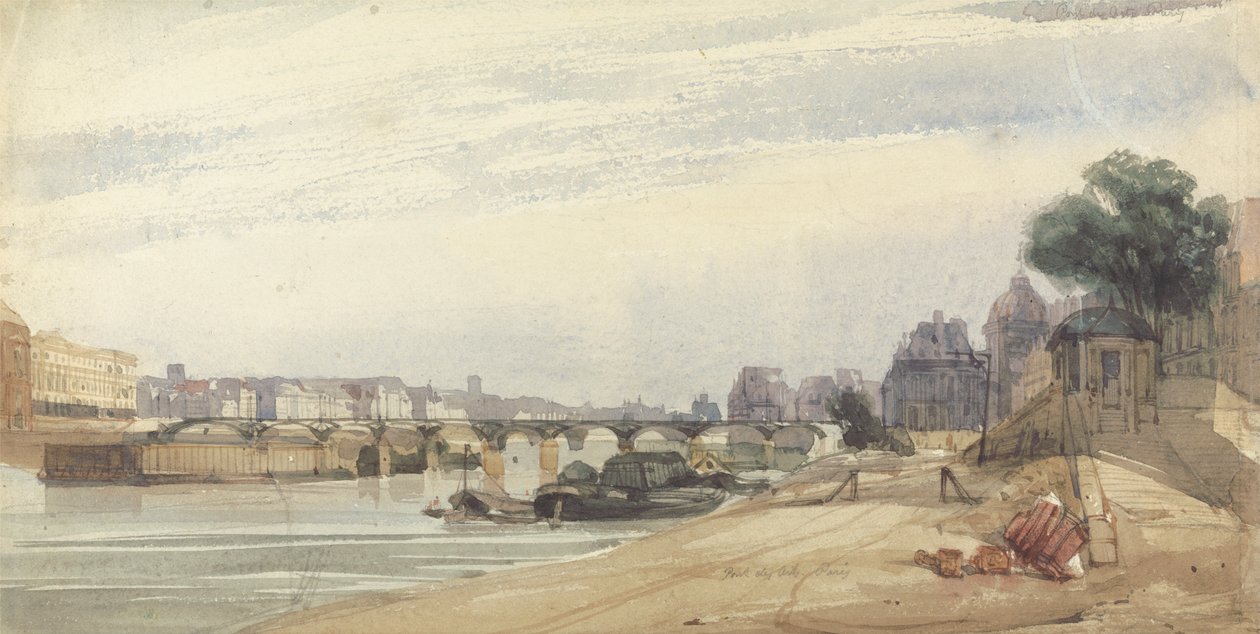 Pont des Arts, Paris by Thomas Shotter Boys