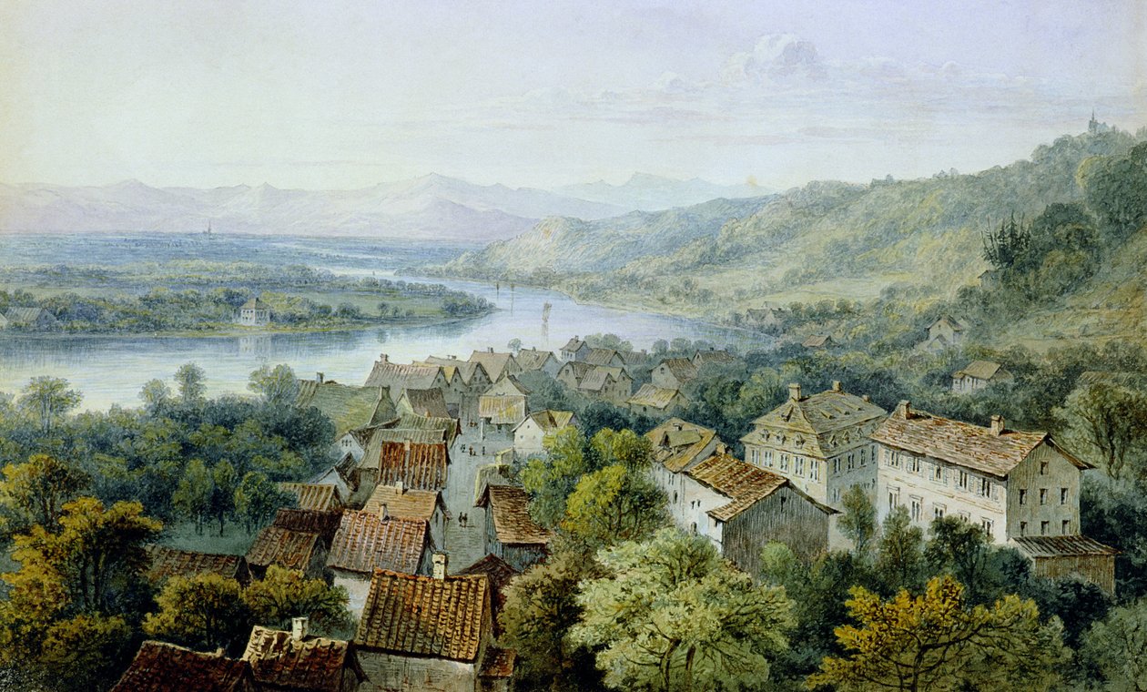 Karlsruhe'den Bir Görünüm by Thomas Sidney Cooper
