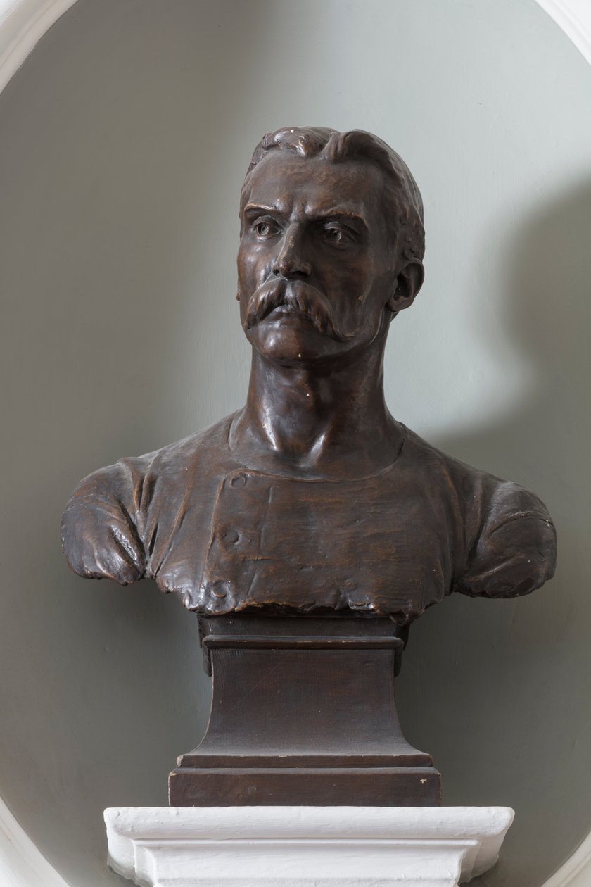 Sir Mervyn Macartney büstü, c.1899 (bronz) by Thomas Stirling Lee