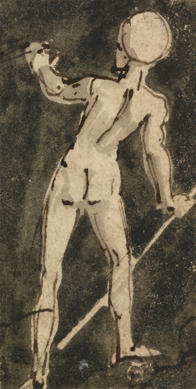 Çıplak Figürün Arkası by Thomas Stothard