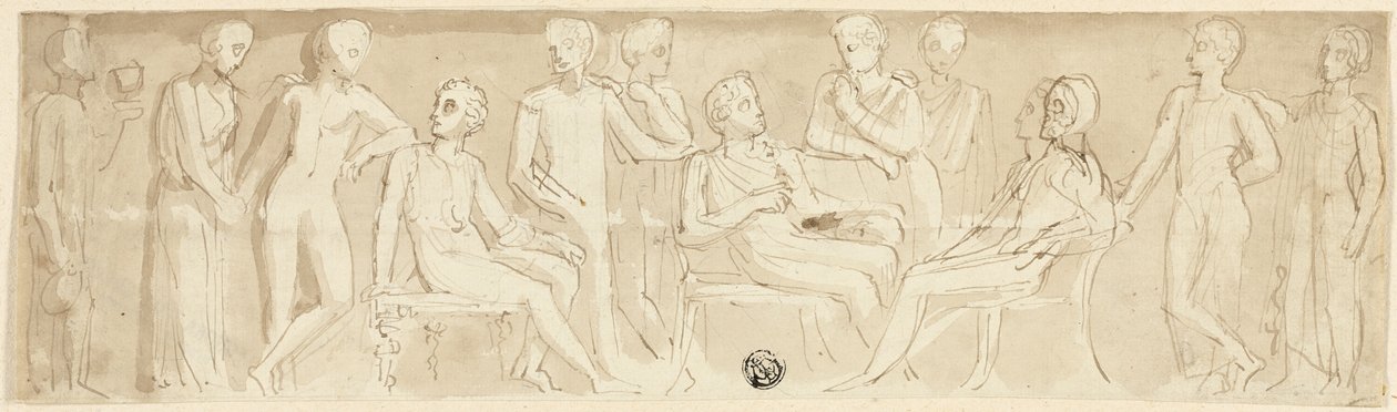 Klasik Şekilde Friz Tasarımı by Thomas Stothard