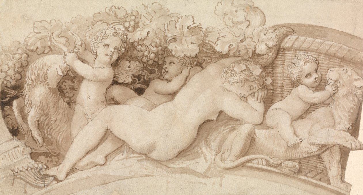 Gümüş Tuz Mahzeni için Rölyef Tasarımı by Thomas Stothard