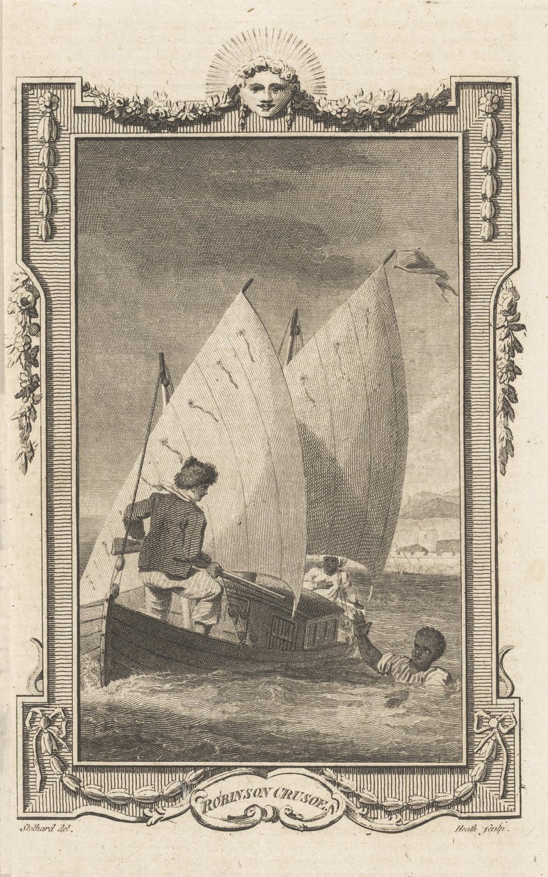 Robinson Crusoe, Novelists Magazine, pub