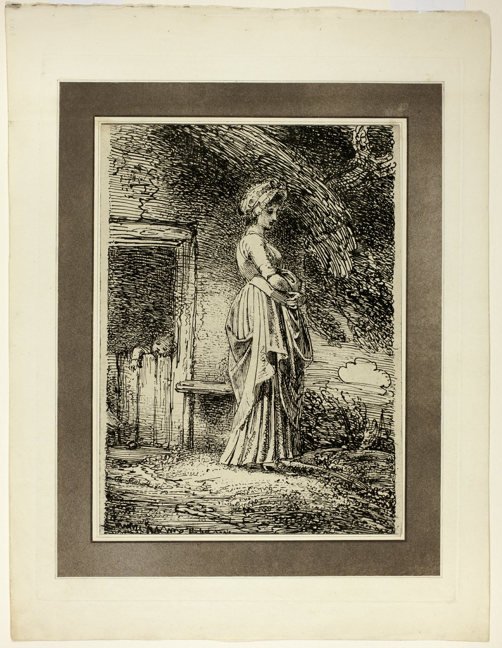 Polyautography Numunelerin ilk sayısından Kayıp Elma, by Thomas Stothard