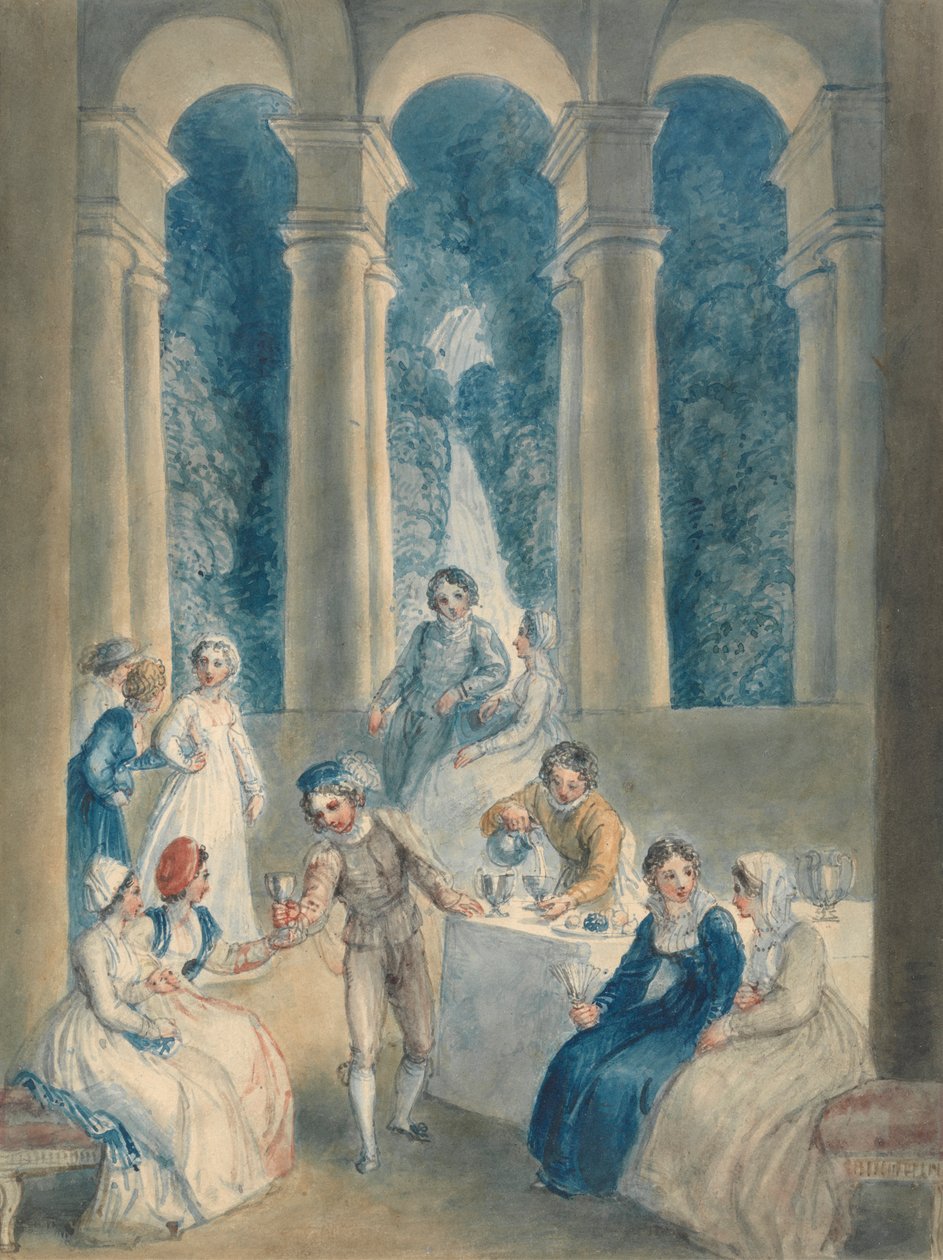 Decameron'un Onuncu Günü by Thomas Stothard