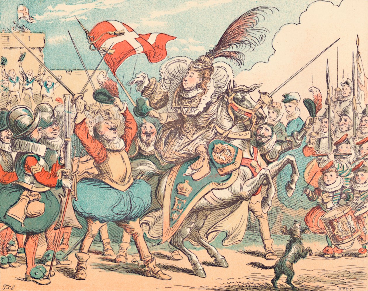 Tilbury Kalesi'ndeki Kraliçe Bess, c1884 by Thomas Strong Seccombe