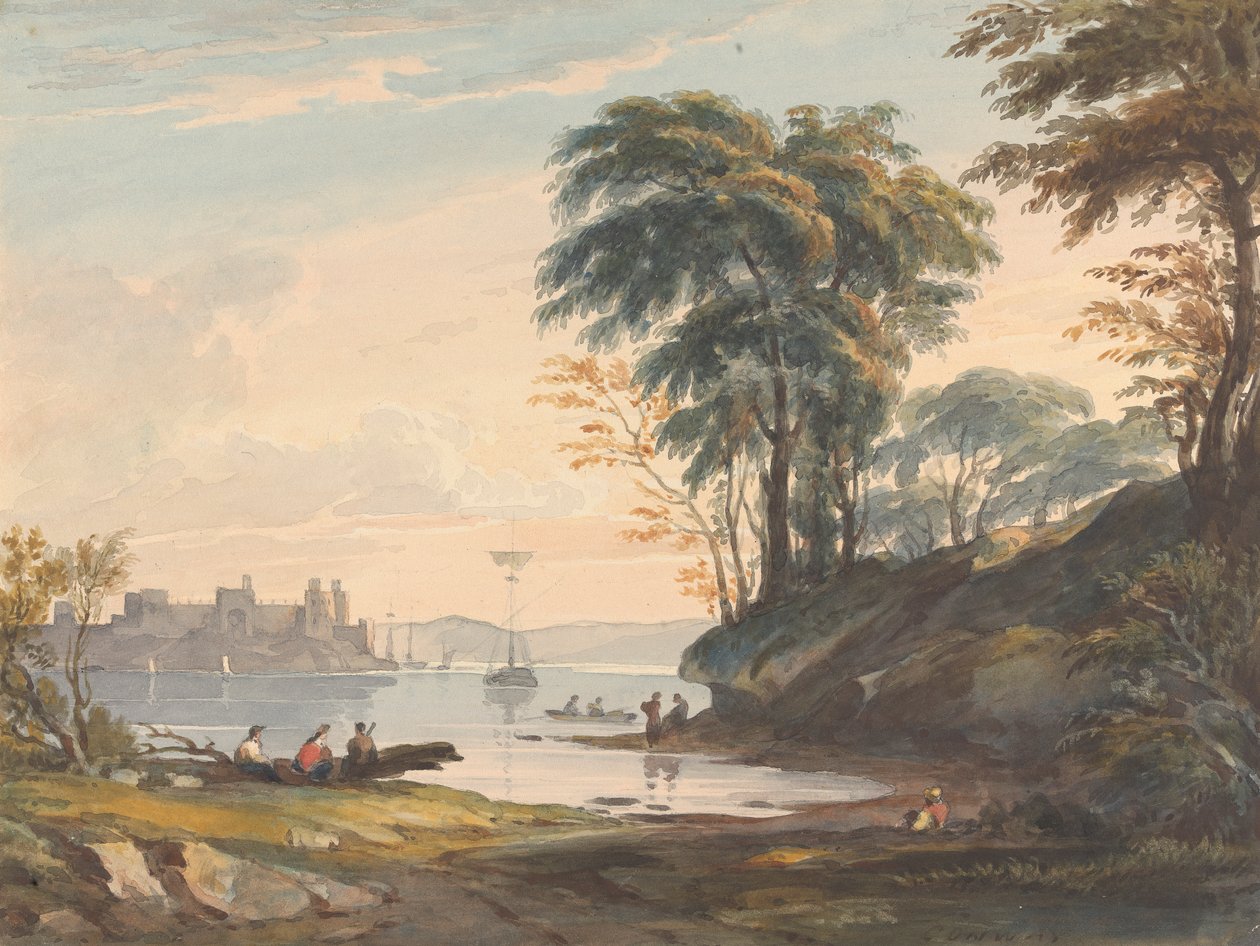 15 Ağustos. Conway Kalesi by Thomas Sully