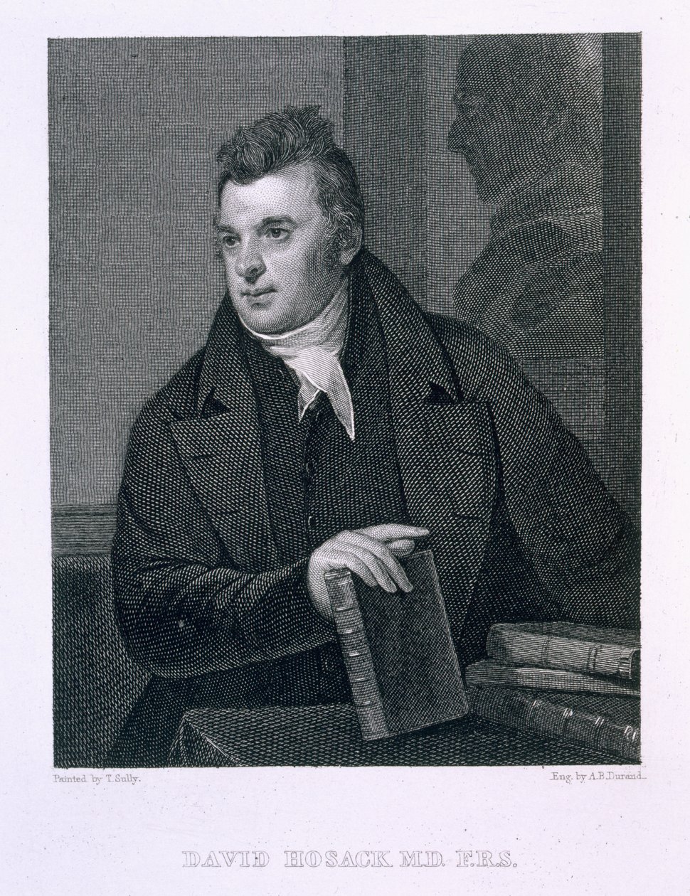 Asher Brown Durand (1796-1886) tarafından kazınmış David Hosack by Thomas Sully