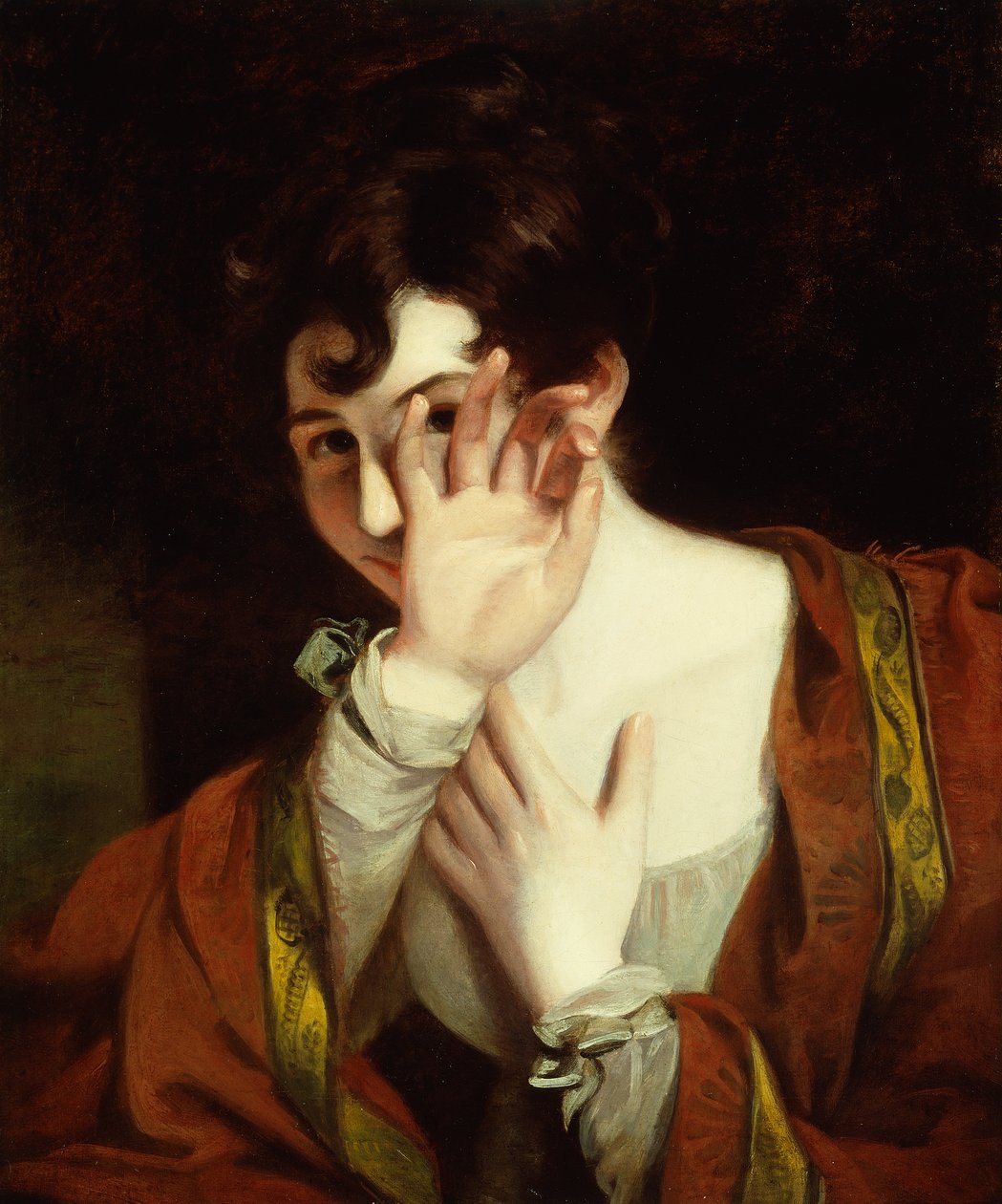 Flört (tuval üzerine yağlı boya) by Thomas Sully