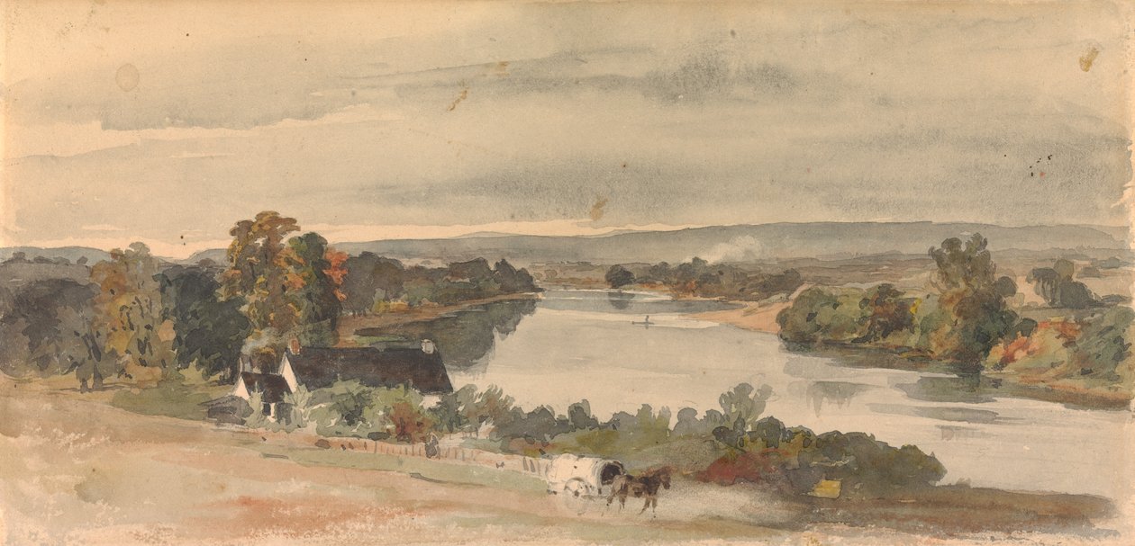 Brunswick, New Jersey Yakınındaki "Charley's Hope" Bayan Griffiths Place'den by Thomas Sully