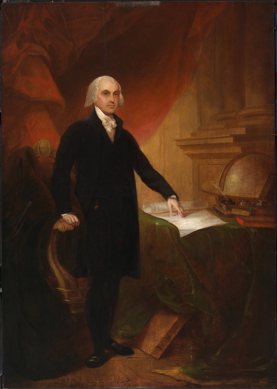 James Madison, 1809. by Thomas Sully