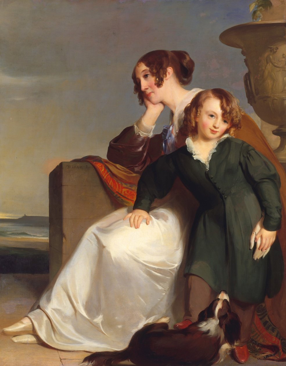 anne ve oğlu by Thomas Sully