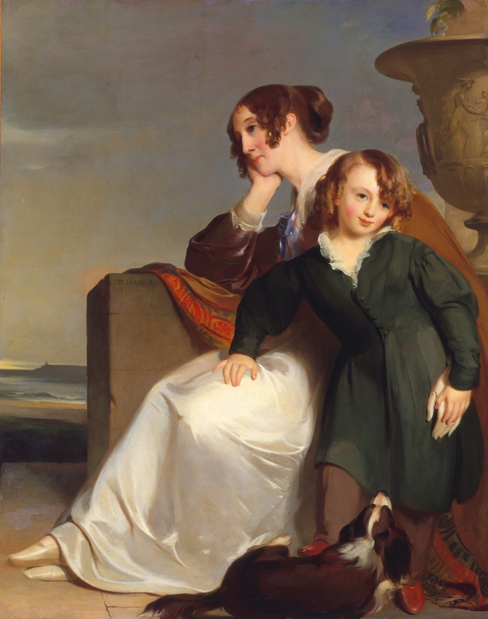 Anne ve Oğul, 1840. by Thomas Sully