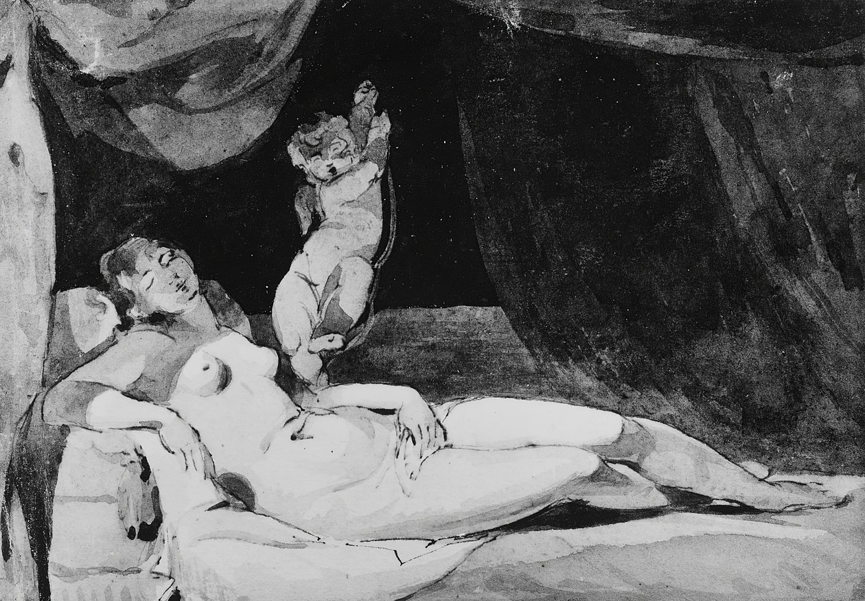 Uyuyan Venüs, . by Thomas Sully