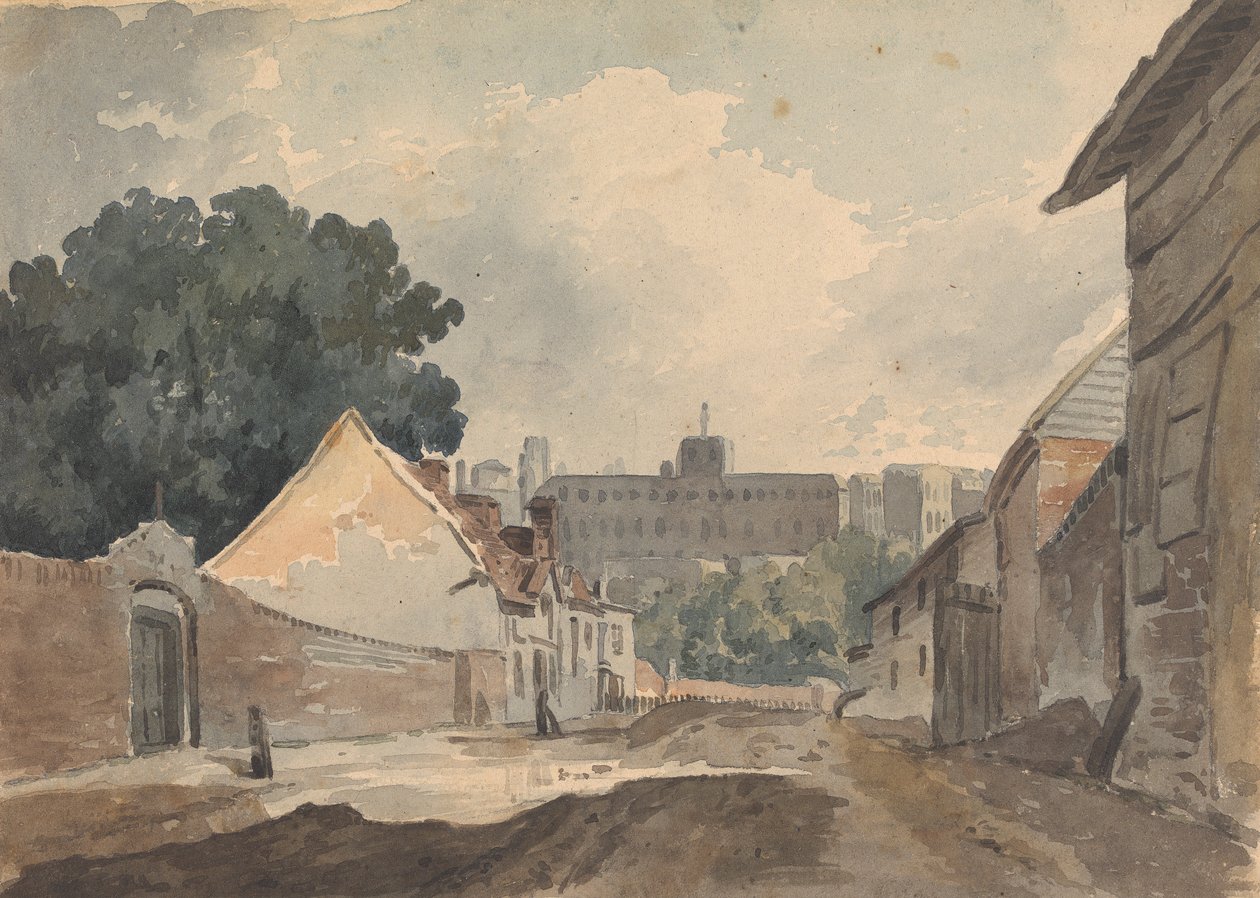 Binalarla Sıralanmış Sokak Sahnesi by Thomas Sully