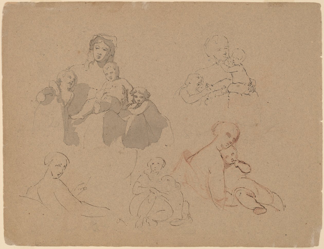 Çalışmalar: Binbaşı Thomas Biddle ve Thomas Wilcocks Sully by Thomas Sully