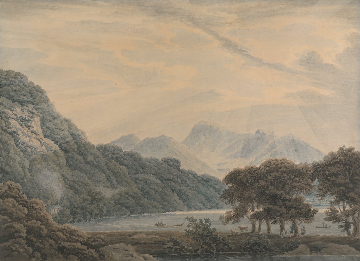 Solda Patterdale Locası ile Ullswater Başkanı by Thomas Sunderland