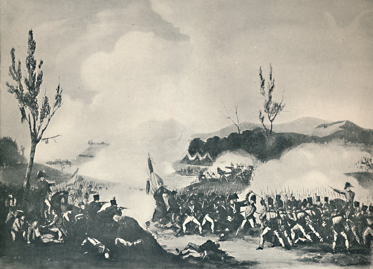 Bayonne Yoluna Saldırı, 13 Aralık 1813, c1813 1909 by Thomas Sutherland