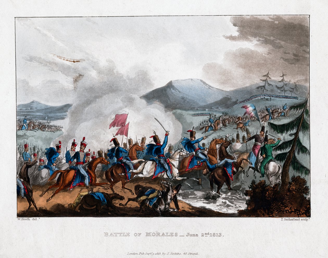 "Morales Savaşı", 1813 1815. by Thomas Sutherland