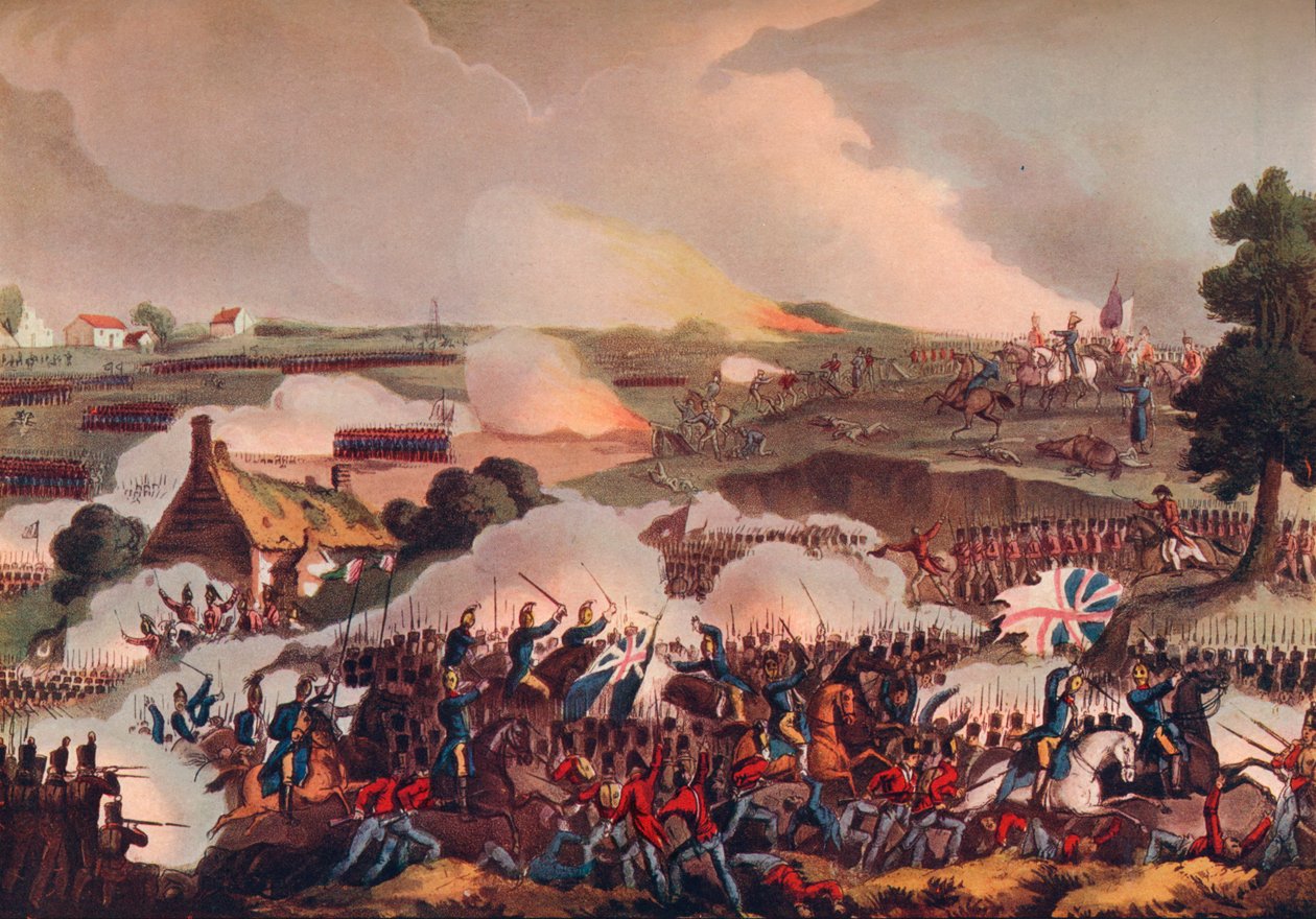İngiliz Ordusunun Merkezi Waterloo Savaşı