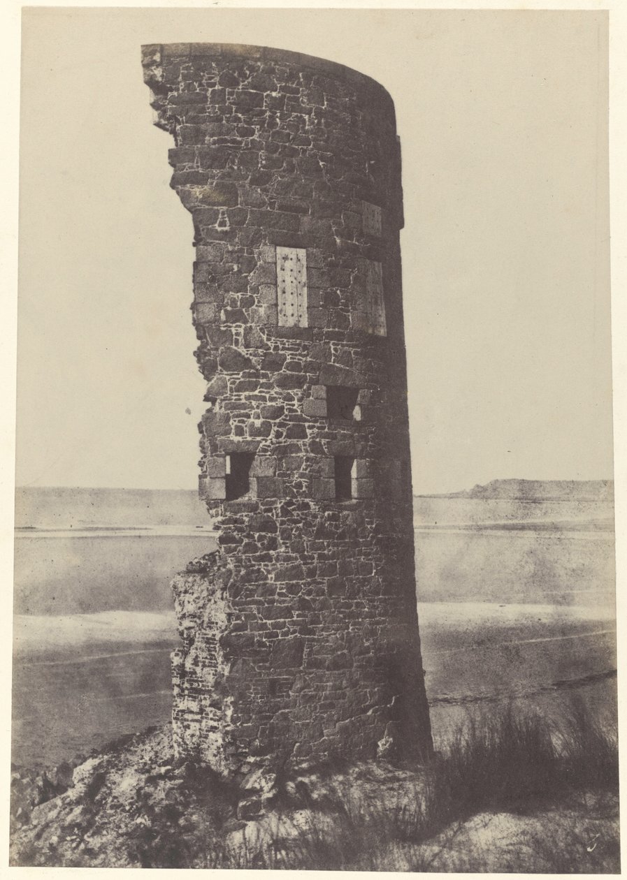 Yıldırım Çarpan Kule, Saint-Ouen Körfezi,1854 (fotoğraf) by Thomas Sutton