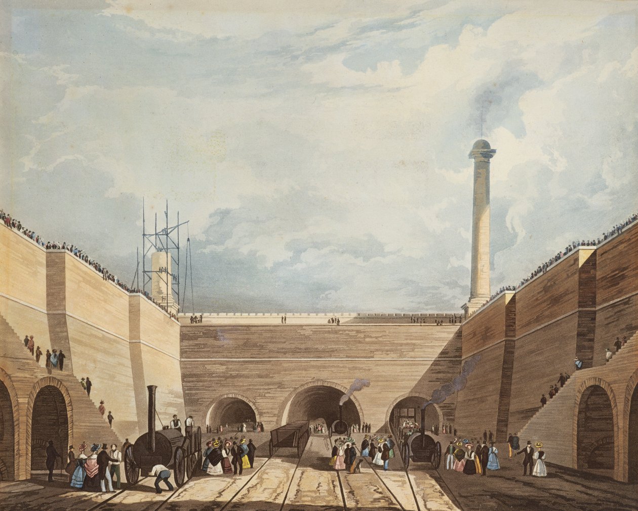 H. Pyall, 1831 tarafından oyulmuş Edge Hill, Liverpool