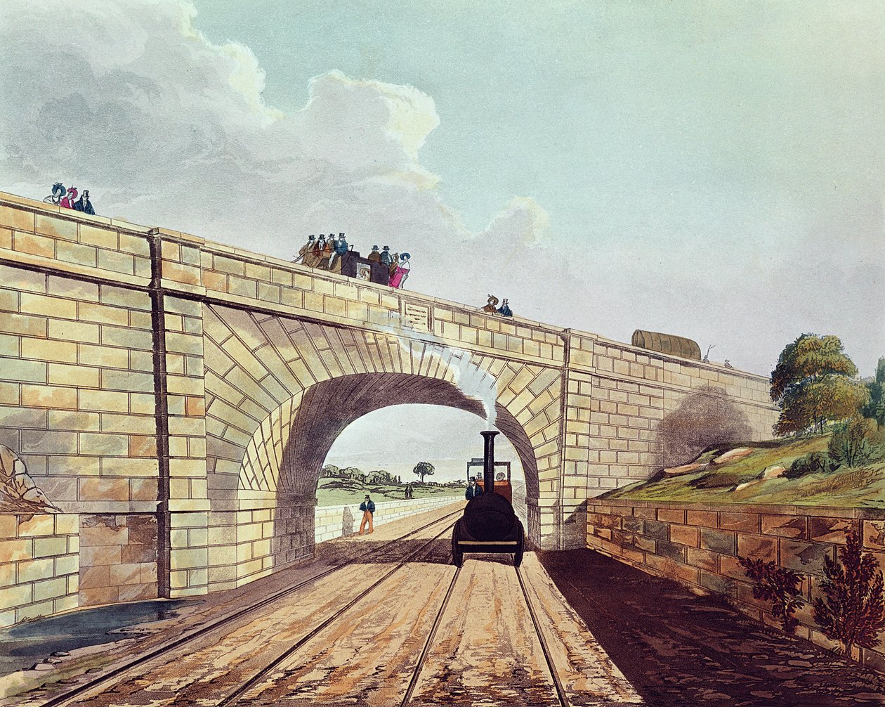 Rainhill Köprüsü, Henry Pyall (1795-1833), pub tarafından oyulmuş 