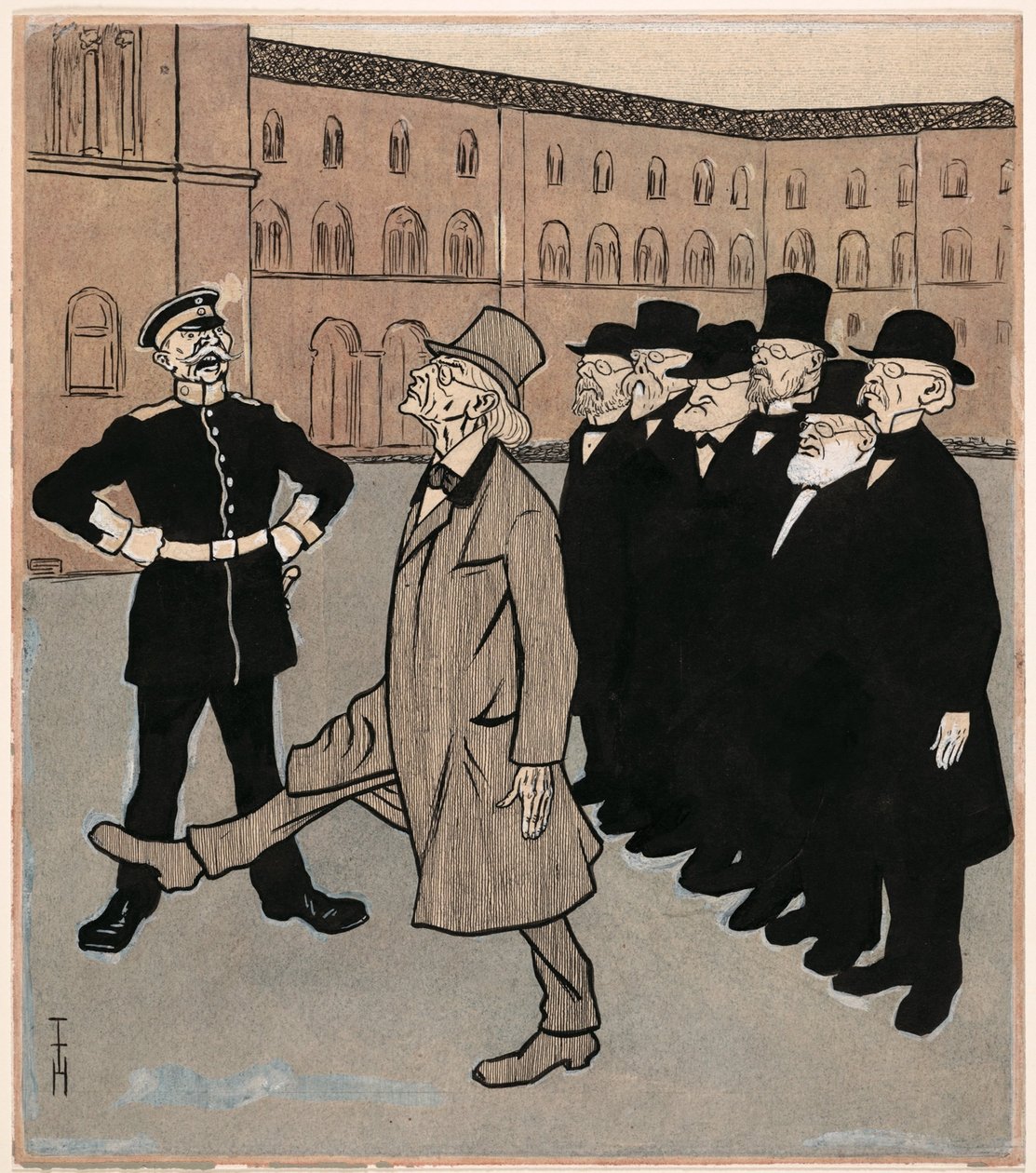 Bilimin özgürlüğü; Basitlik V/5 by Thomas Theodor Heine
