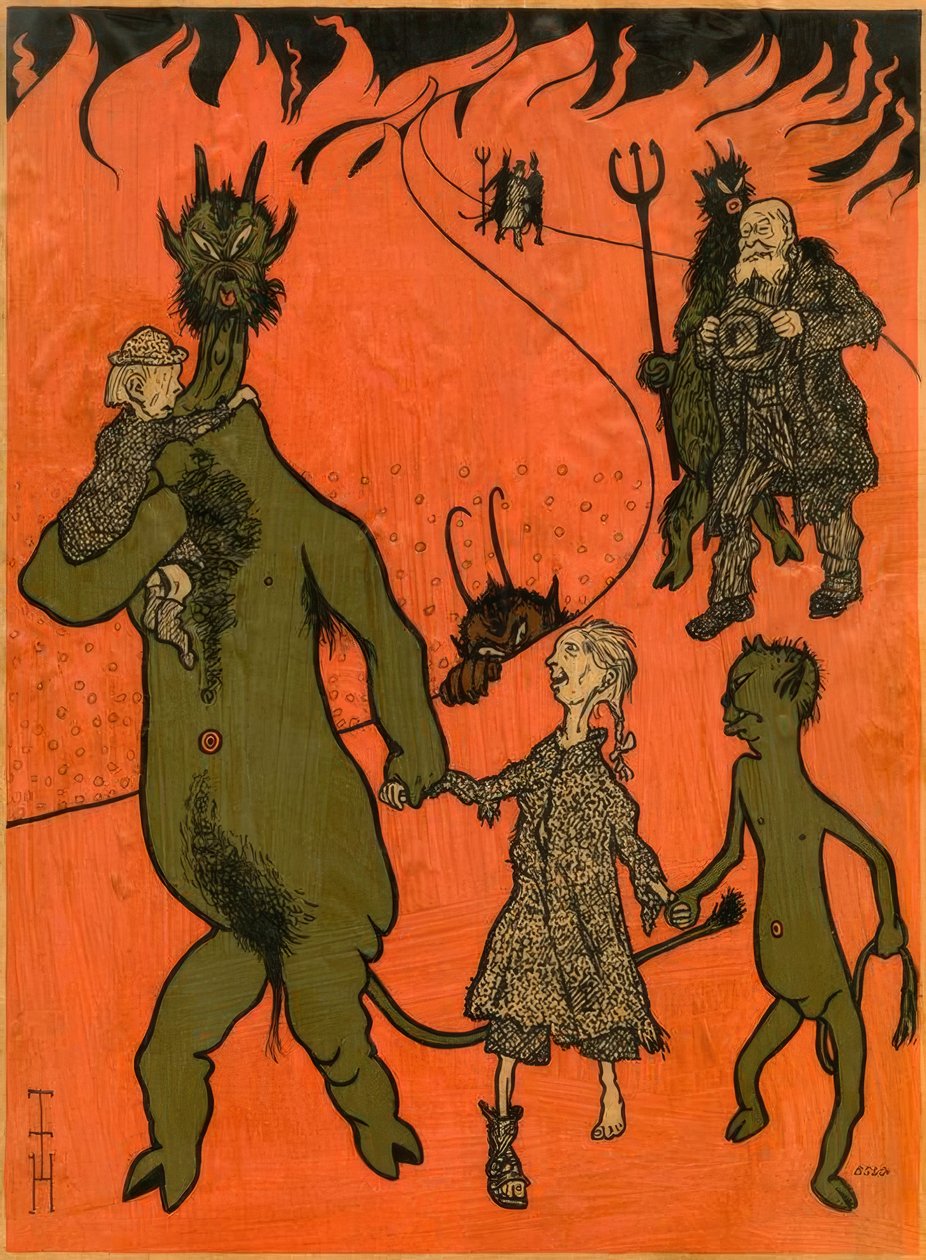 Kömür sıkıntısı by Thomas Theodor Heine