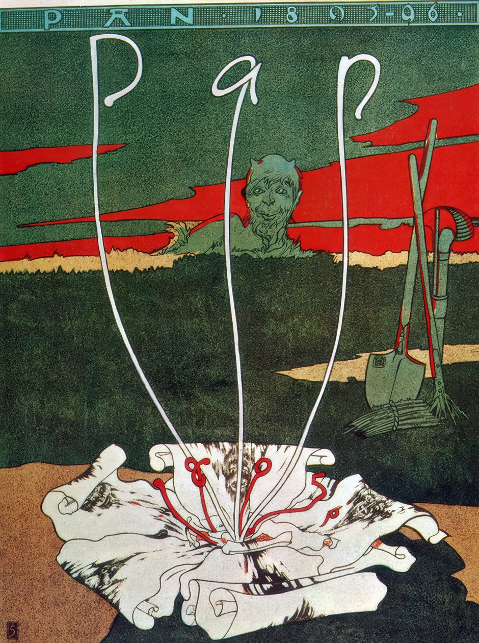 Pan Edebiyat Dergisi, Josef Sattler, 1895 by Thomas Theodor Heine